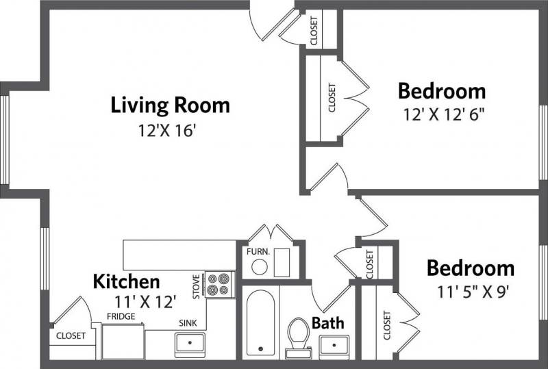 Evergreen Terrace  Floorplan